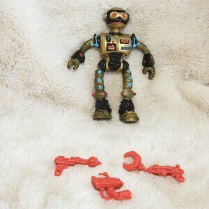 Teenage Mutant Ninja Turtles Fugitoid NEAR COMPLETE VTG Playmates TMNT 1990